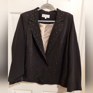 Embellished black blazer sz 2x